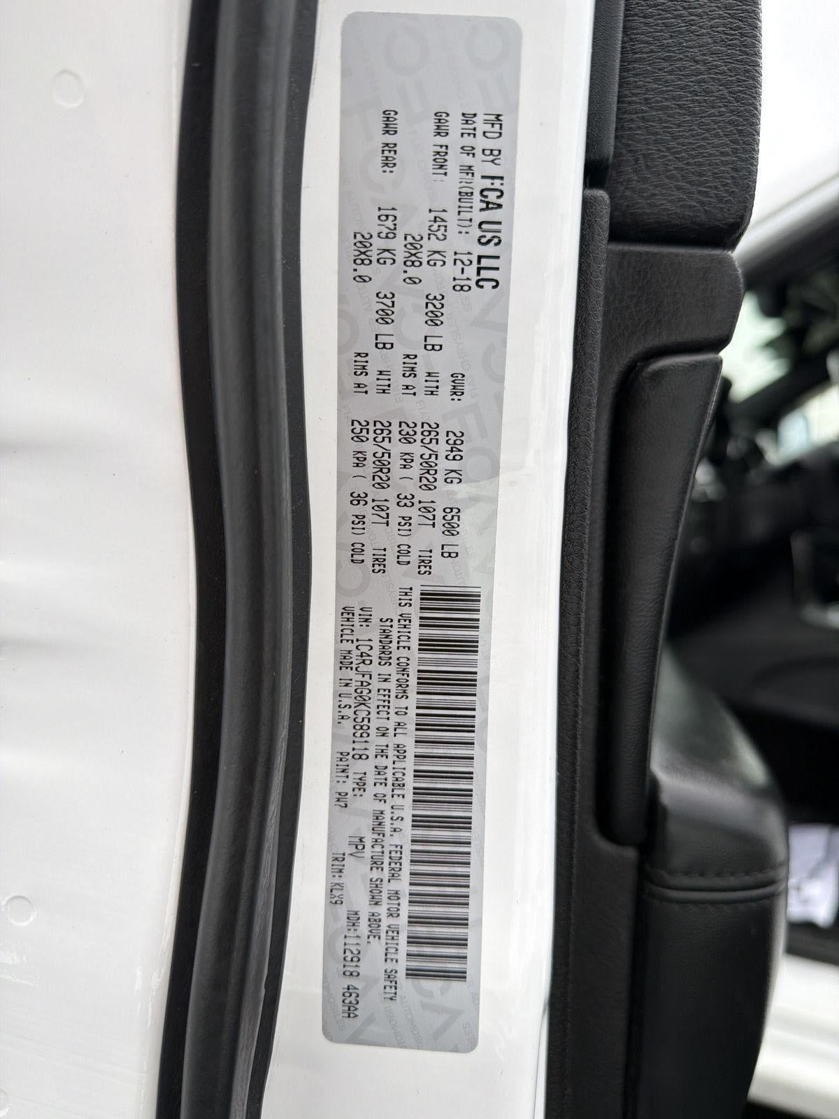 2019 Jeep Grand Cherokee Altitude 4x4