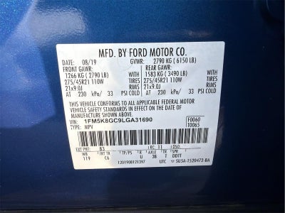 2020 Ford Explorer ST