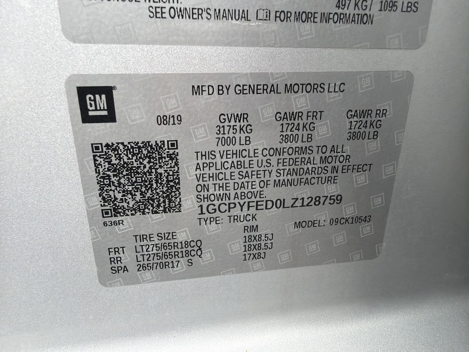 2020 Chevrolet Silverado 1500 LT Trail Boss