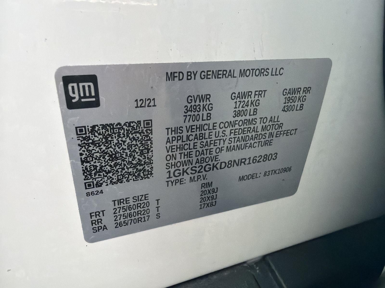 2022 GMC Yukon XL SLT