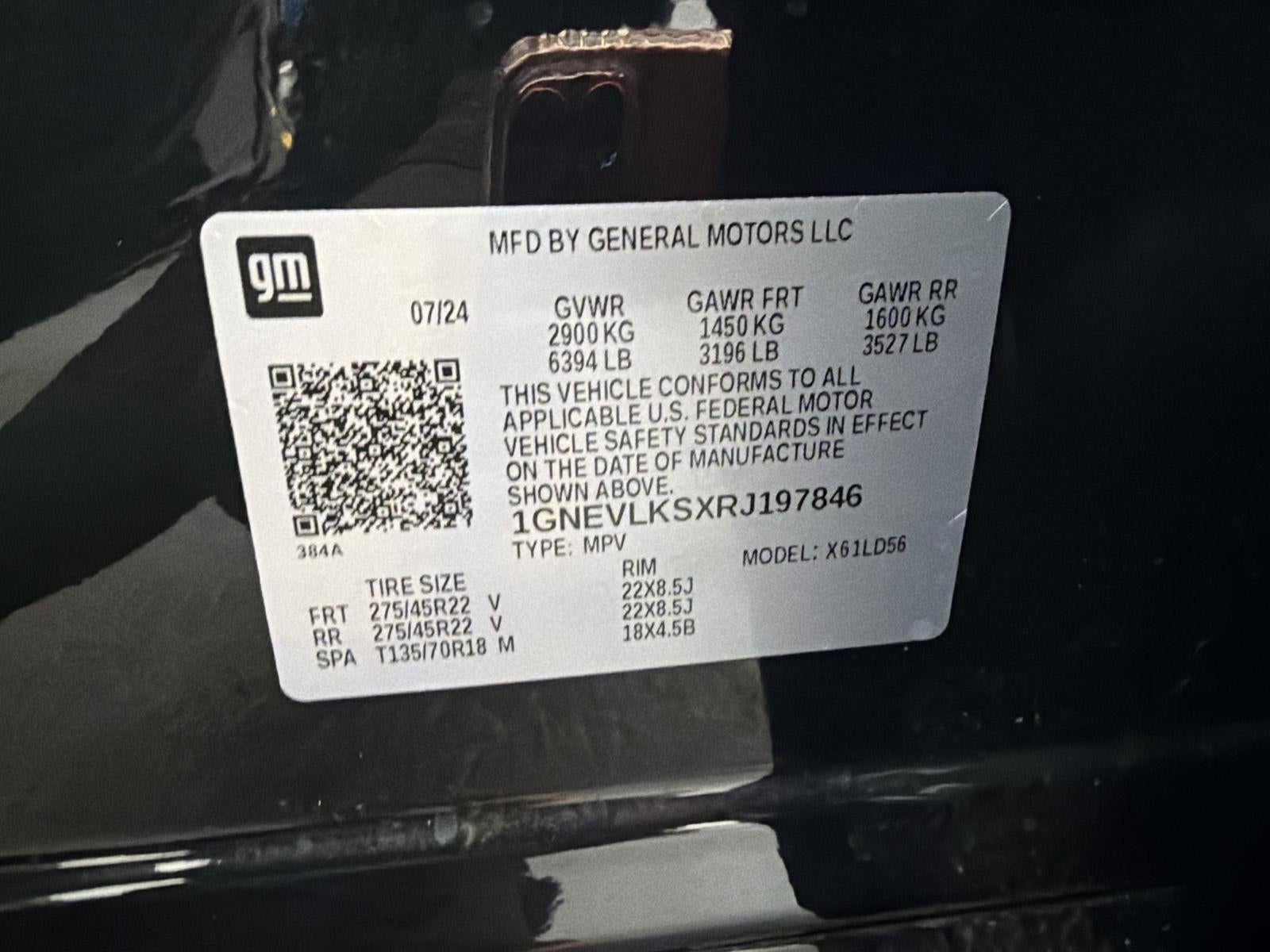 2024 Chevrolet Traverse RS