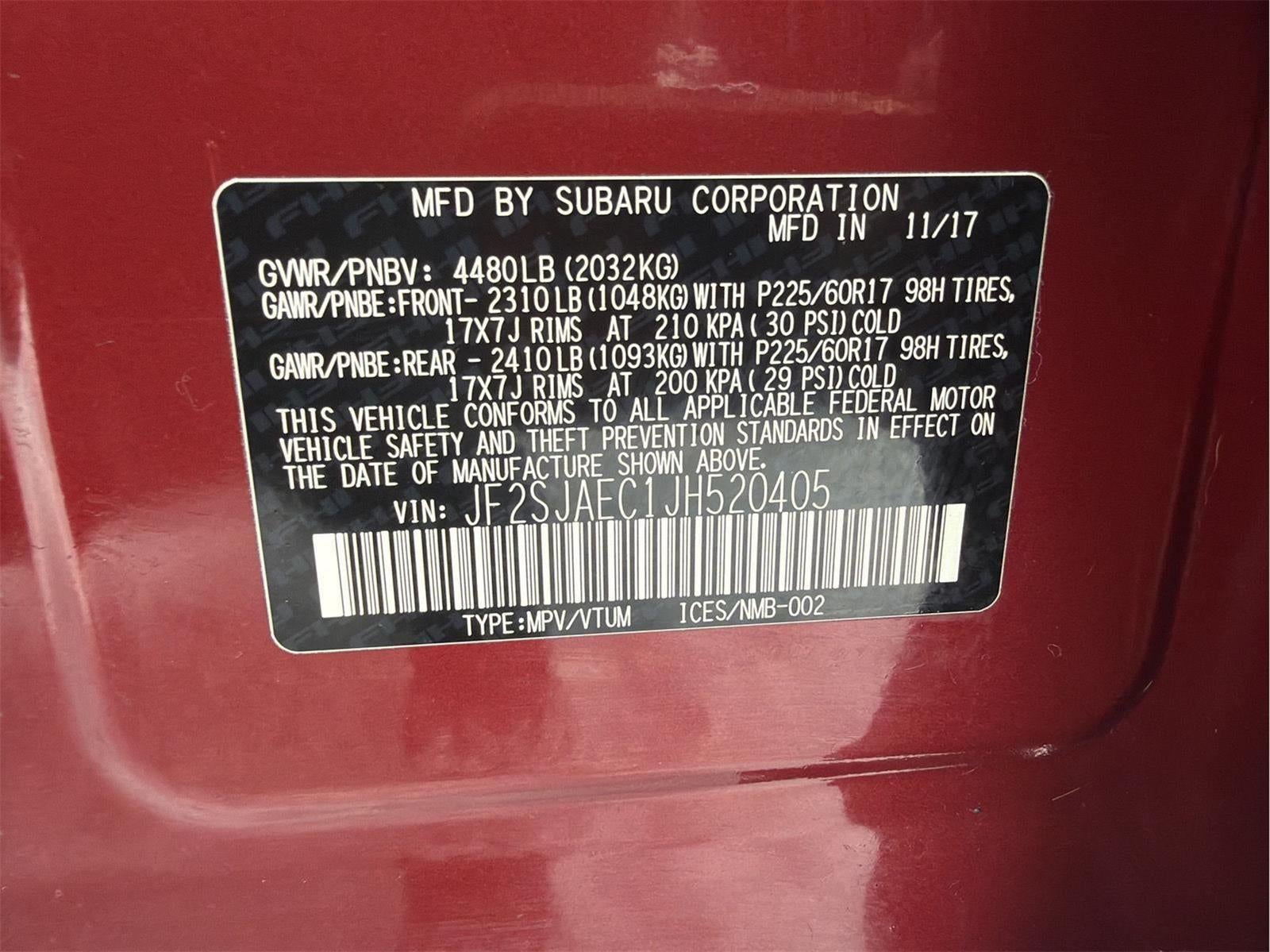 2018 Subaru Forester 2.5i Premium