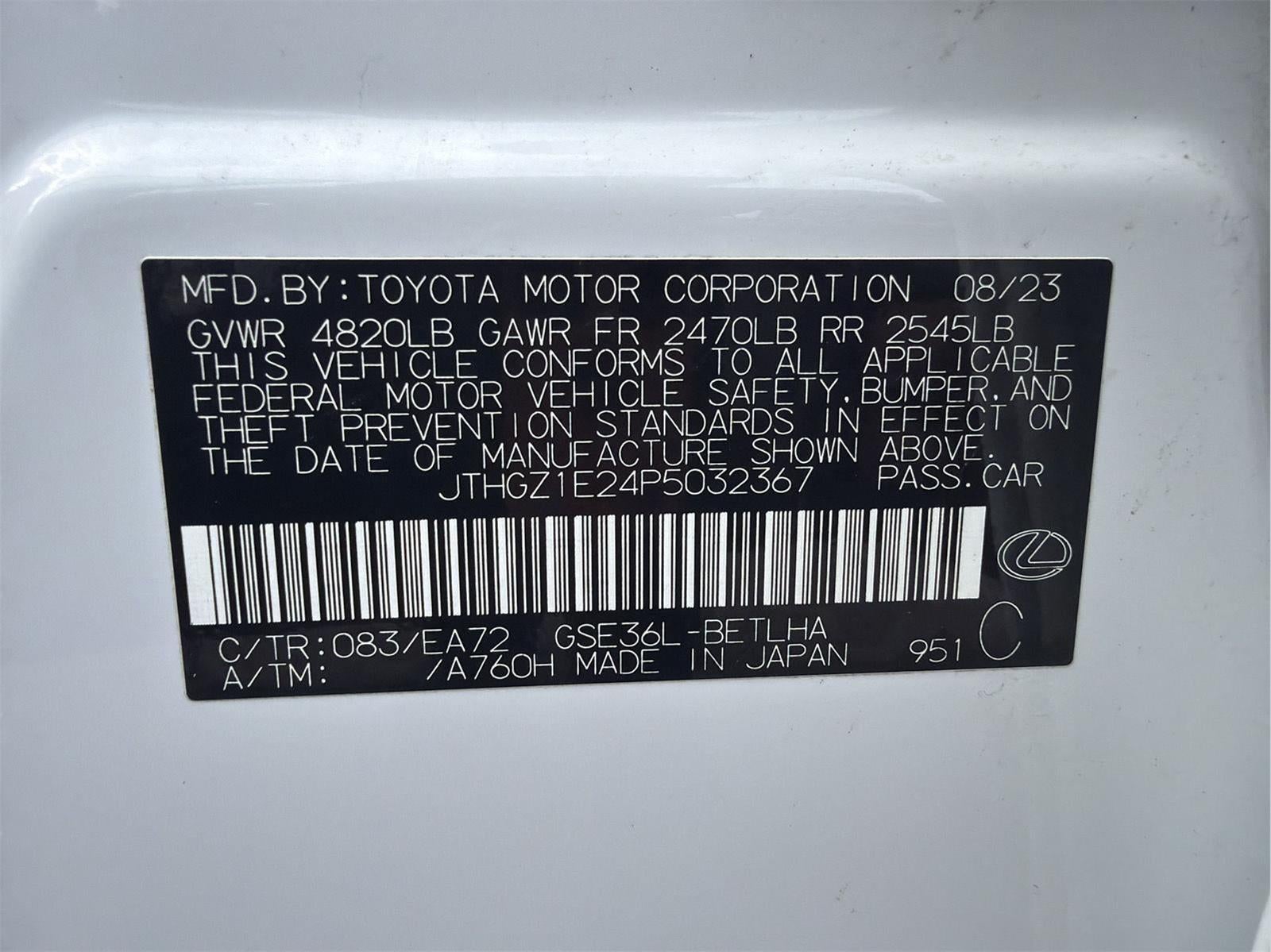 2023 Lexus IS 350 F SPORT