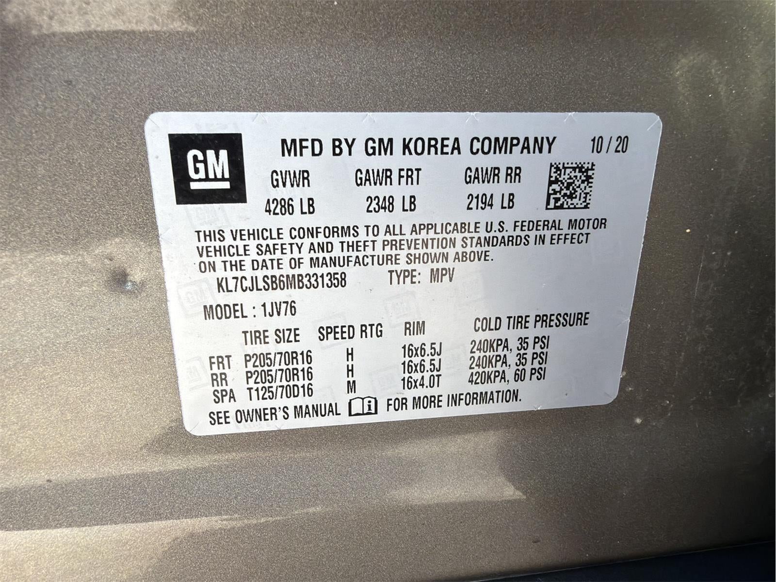 2021 Chevrolet Trax LT