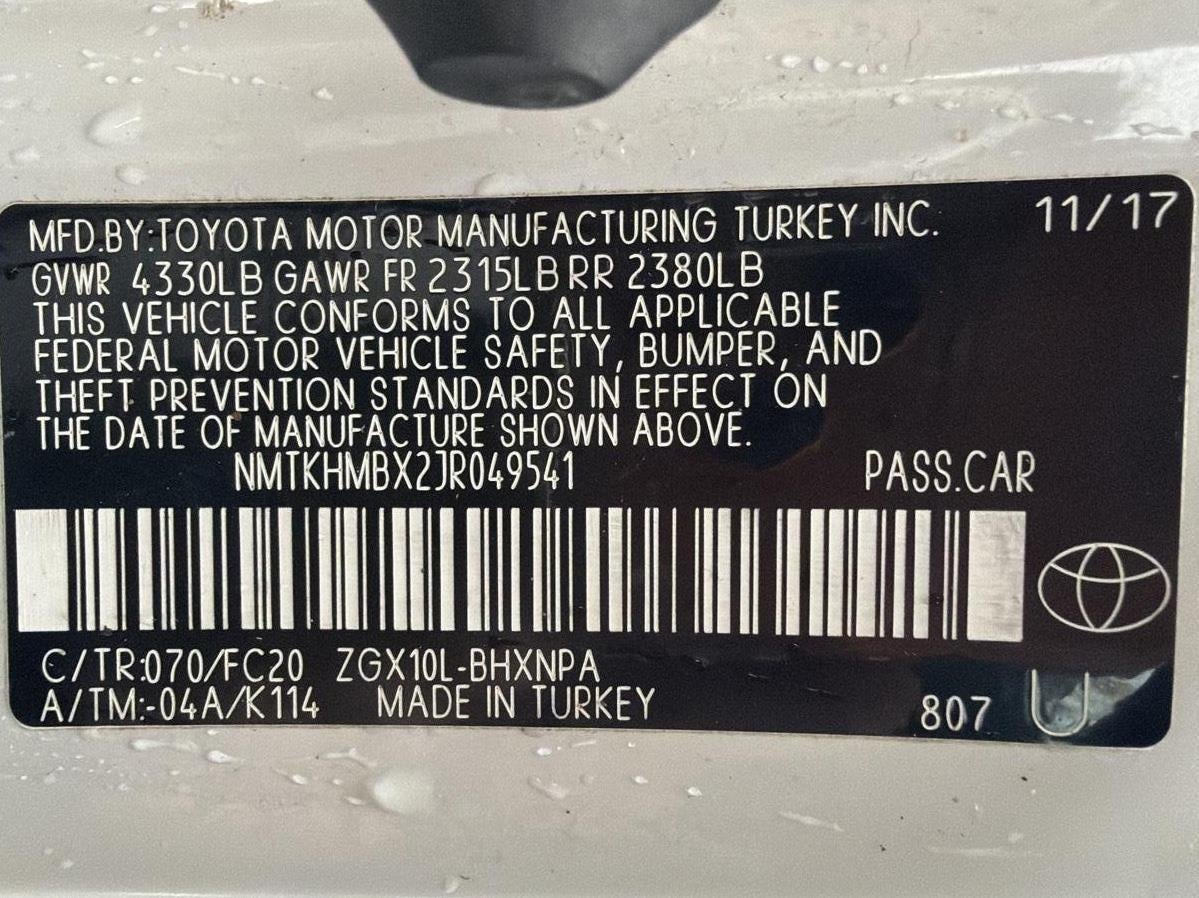 2018 Toyota C-HR XLE Premium