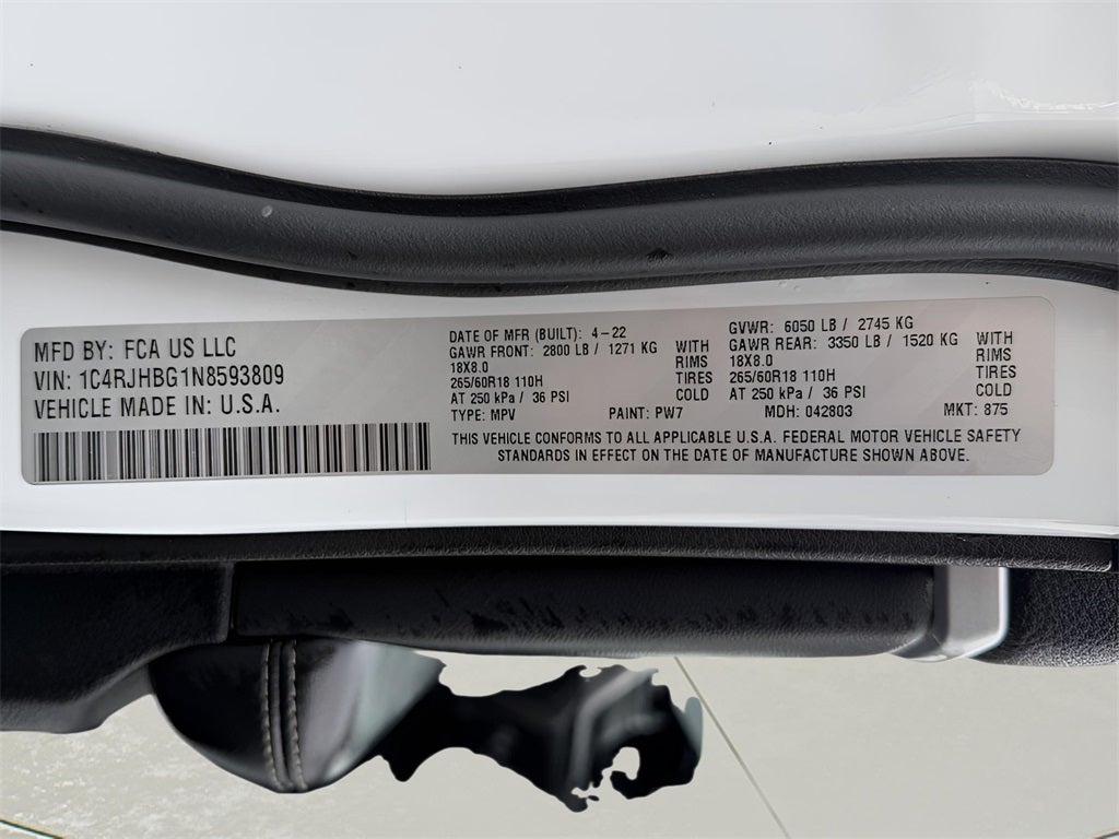 2022 Jeep Grand Cherokee Limited CARBRAVO!