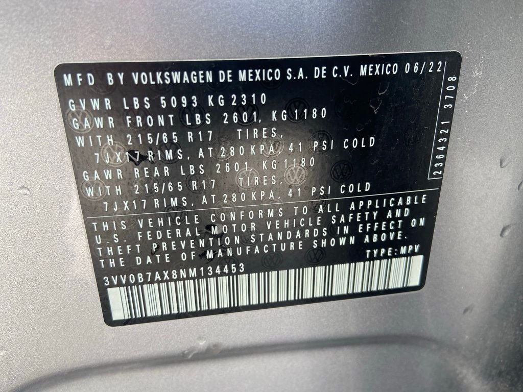 2022 Volkswagen Tiguan 2.0T S