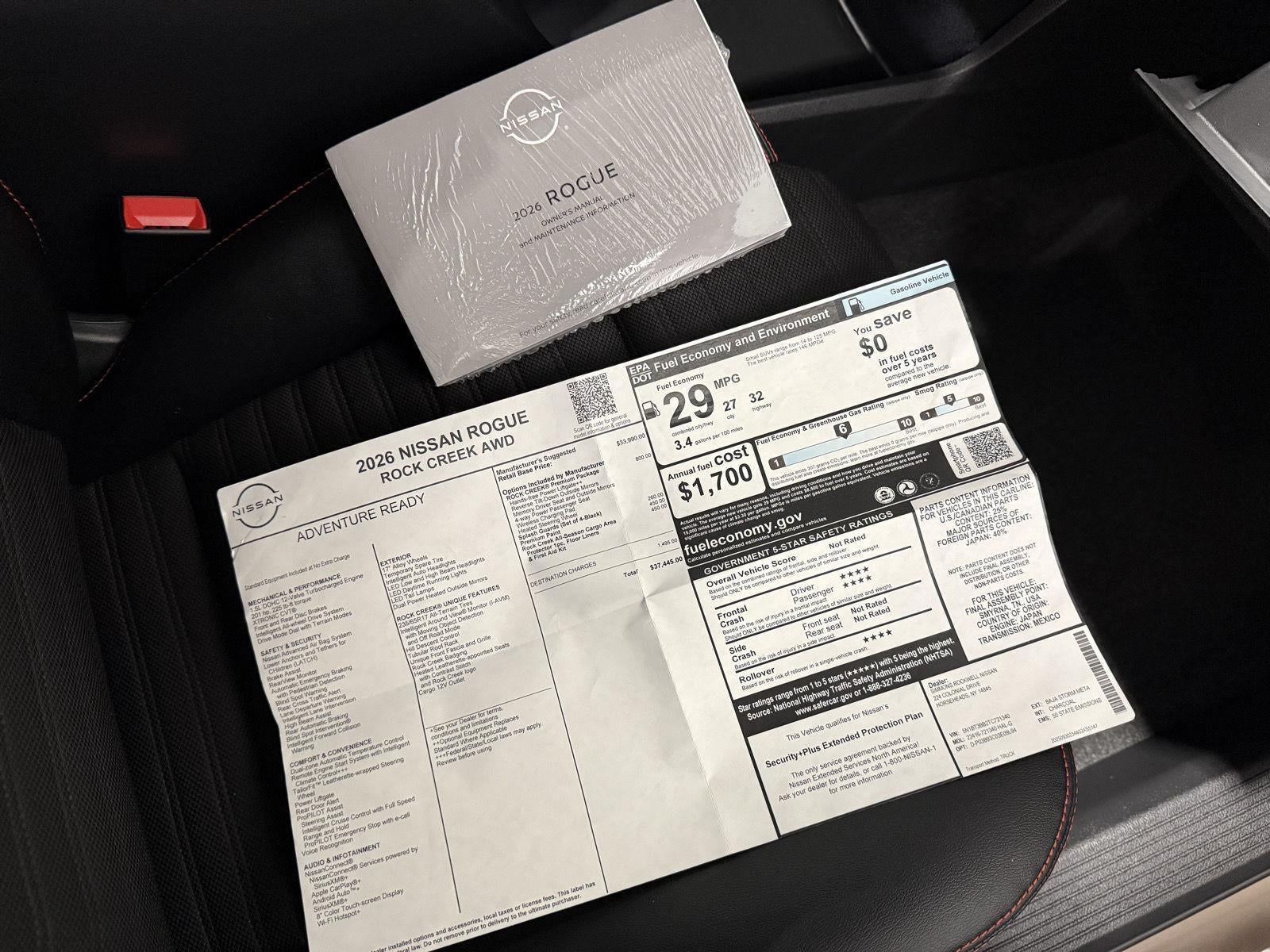 2026 Nissan Rogue Rock Creek